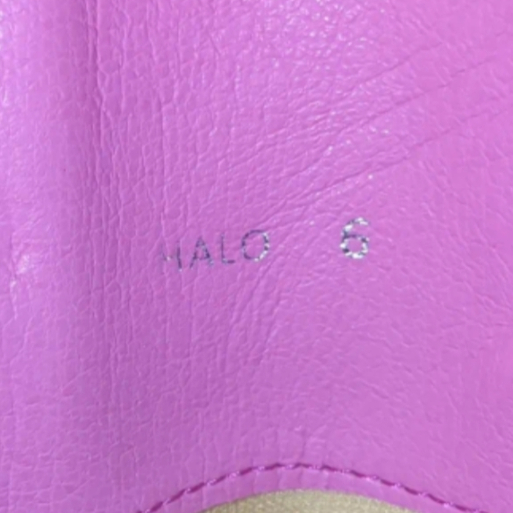 Azalea Wang Halo Iridescent Pink Ankle Bootie Heels Size 6 NWOT - Picture 8 of 8